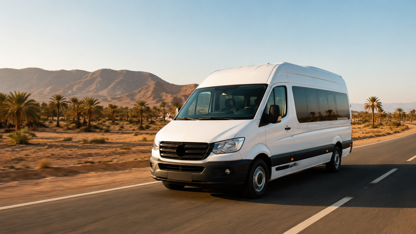 Tourist minibus providing private transfers across Morocco